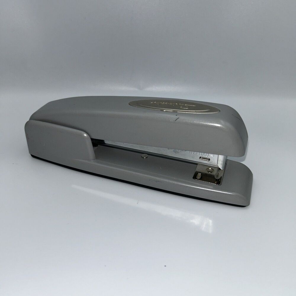 Vintage Swingline 747 Gray Metal Desktop Classic Office Stapler Tested Works